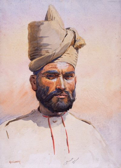 Soldier of the 26th Punjabis Malikdin Khel (Afridi), illustration for 